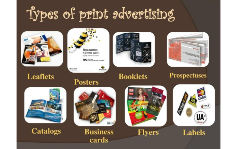 Types Of Print Advertising