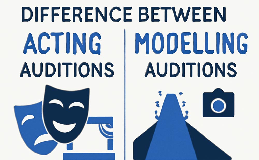 Difference between Acting and modelling Auditions